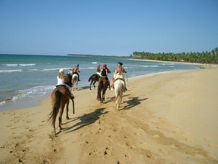 promenades à cheval à Las Terrenas - Samana - Repubique Dominiciane - Caraïbes