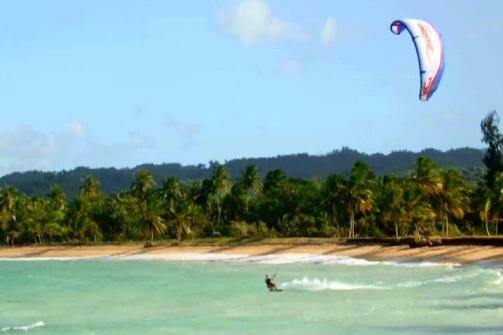 surf, funboard et kite à Las Terrenas - Samana - Repubique Dominiciane - Caraïbes